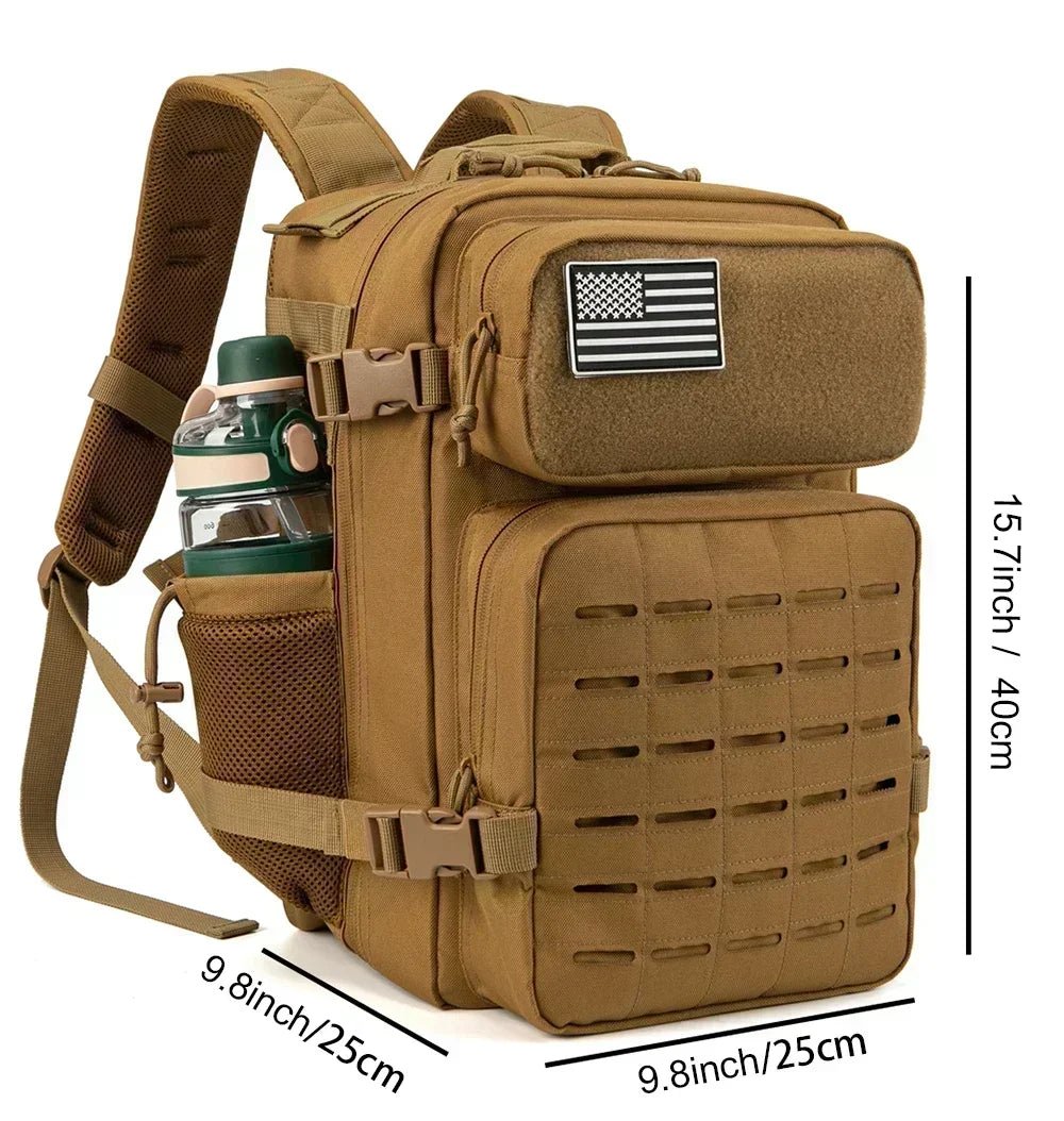 Gear Tactical Backpack – 25L & 45L Heavy - Duty Molle Rucksack with Dual Cup Holder - Onlytenbucks.com