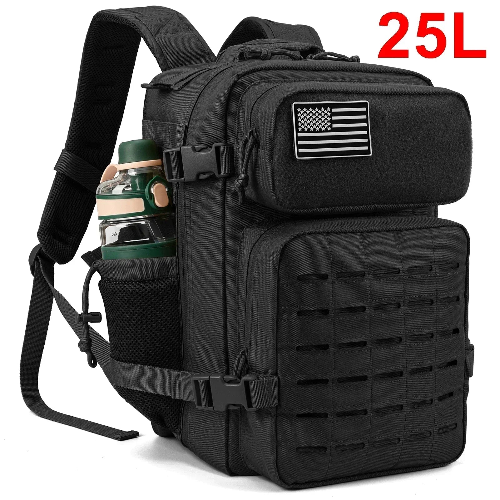 Gear Tactical Backpack – 25L & 45L Heavy - Duty Molle Rucksack with Dual Cup Holder - Onlytenbucks.com