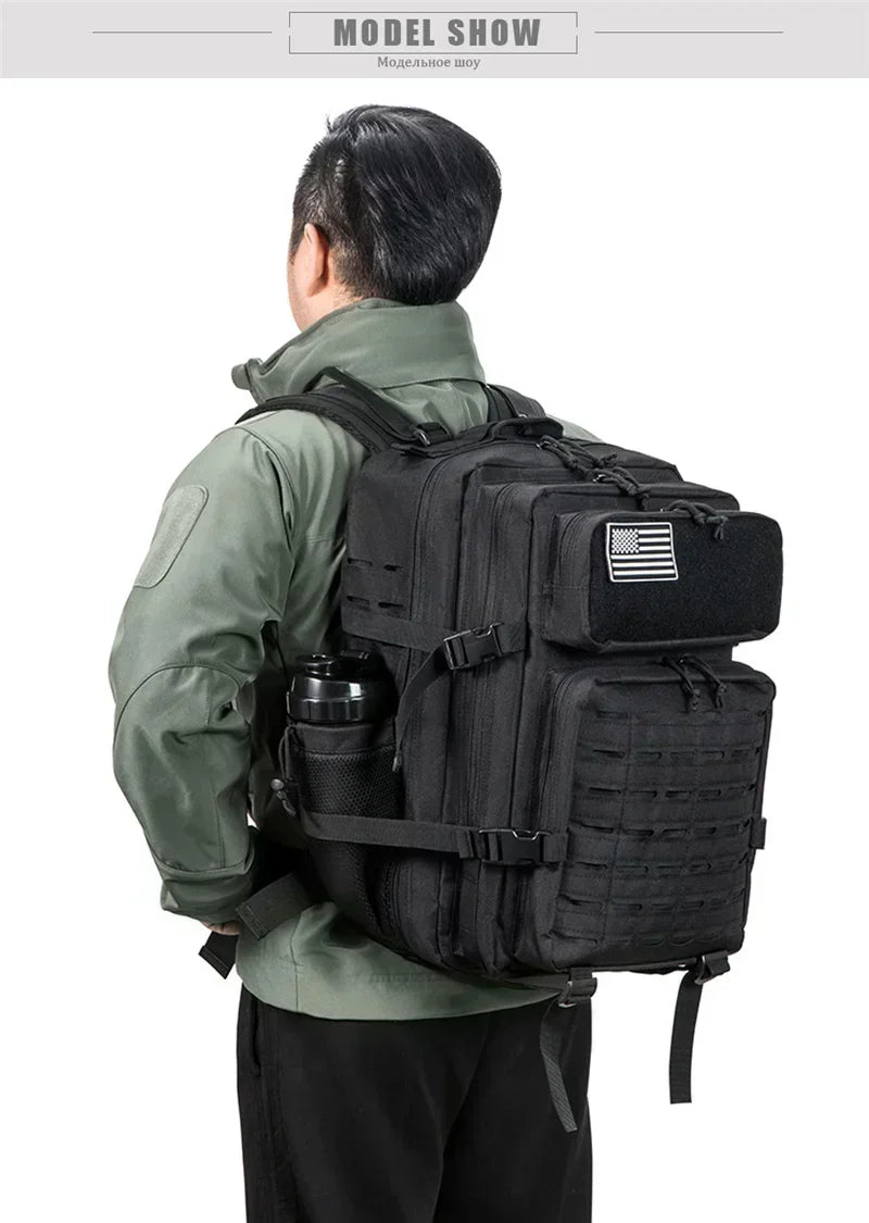 Gear Tactical Backpack – 25L & 45L Heavy - Duty Molle Rucksack with Dual Cup Holder - Onlytenbucks.com