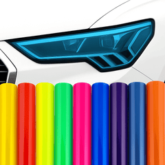 Gloss Transparent Light Black Smoke Headlight & Taillight Tint Film - Onlytenbucks.com