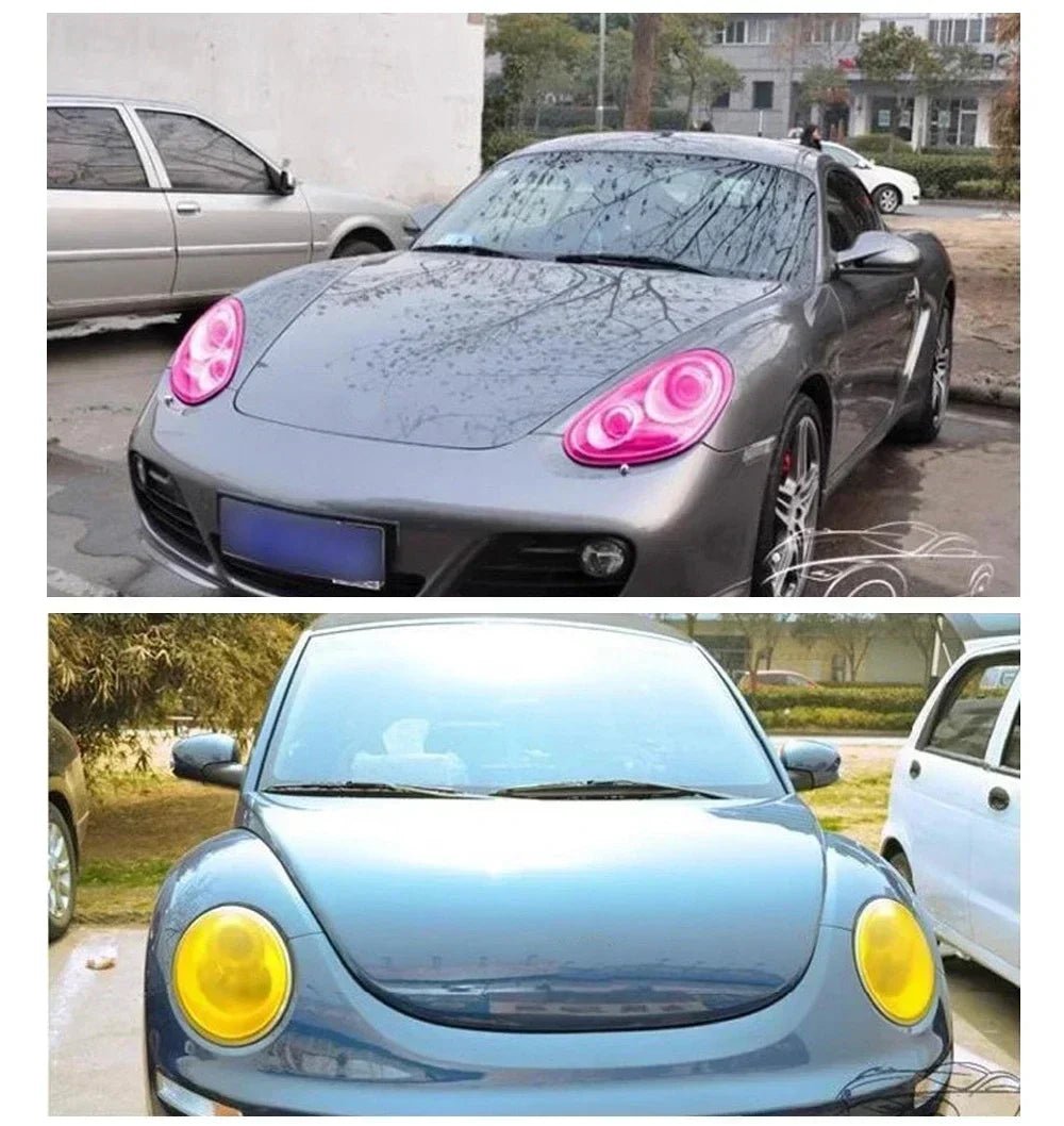 Gloss Transparent Light Black Smoke Headlight & Taillight Tint Film - Onlytenbucks.com