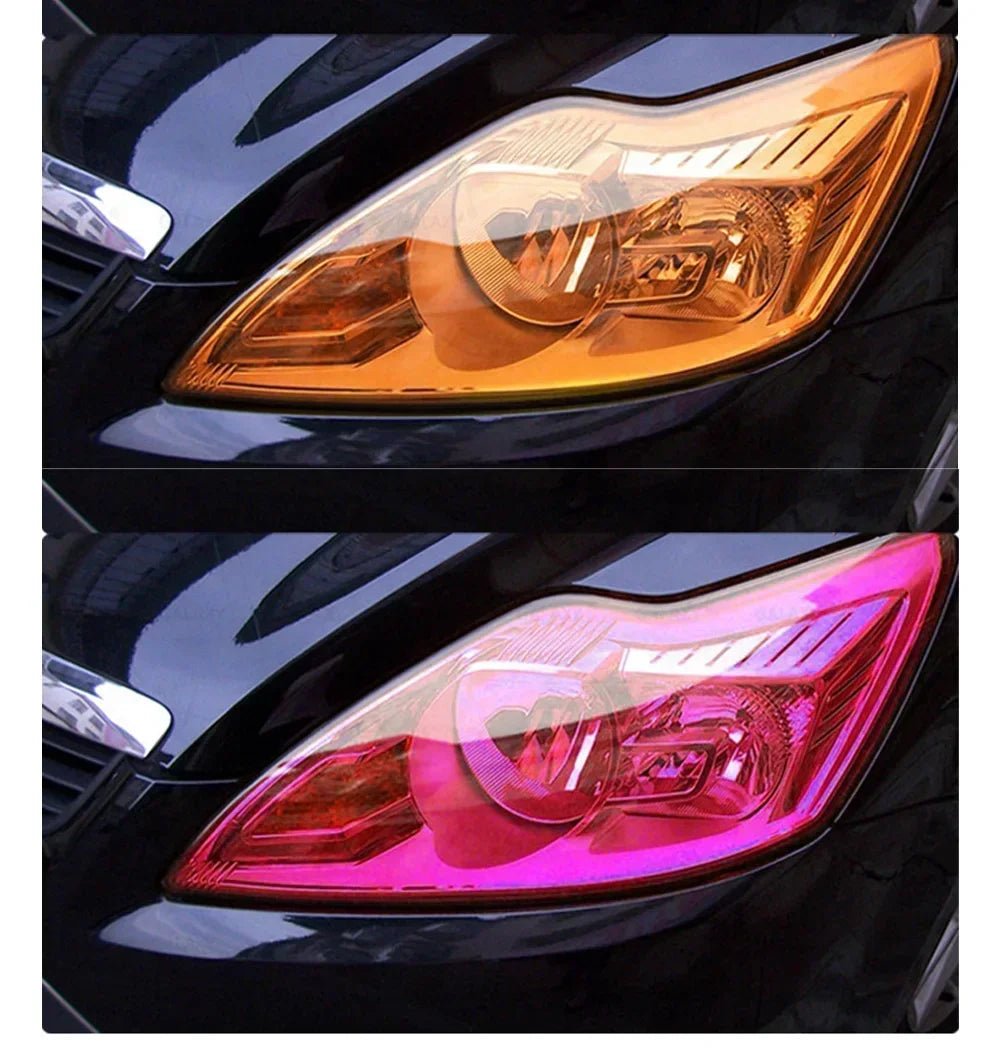 Gloss Transparent Light Black Smoke Headlight & Taillight Tint Film - Onlytenbucks.com