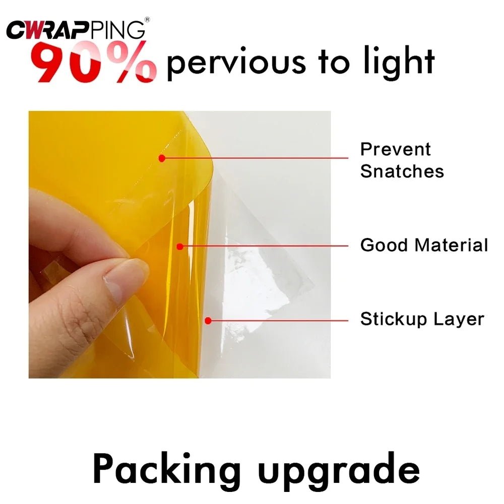 Gloss Transparent Light Black Smoke Headlight & Taillight Tint Film - Onlytenbucks.com