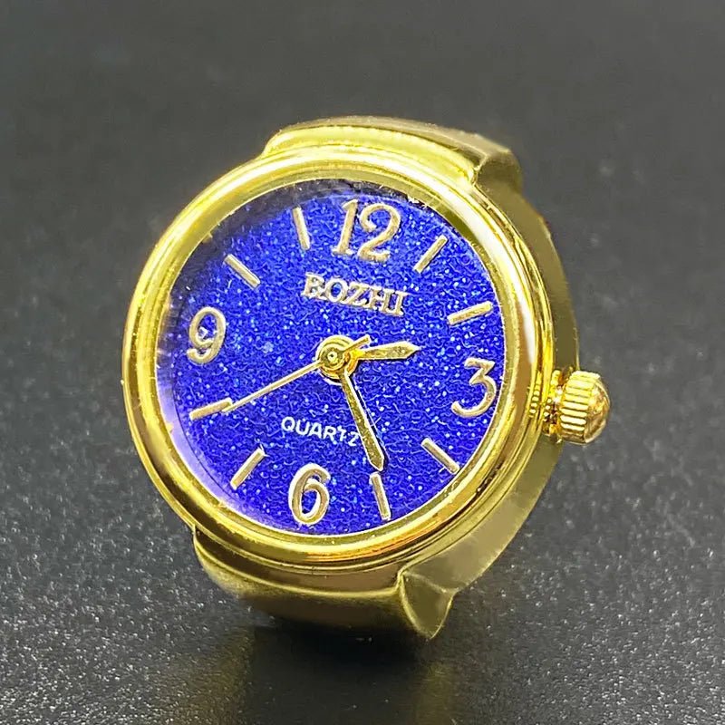 Green Digital Quartz Watch Ring – Punk Vintage Finger Clock Jewelry - Onlytenbucks.com