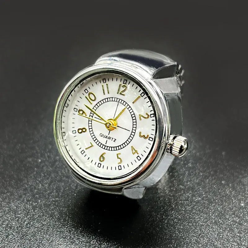 Green Digital Quartz Watch Ring – Punk Vintage Finger Clock Jewelry - Onlytenbucks.com
