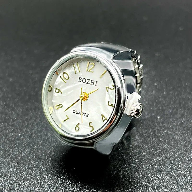 Green Digital Quartz Watch Ring – Punk Vintage Finger Clock Jewelry - Onlytenbucks.com