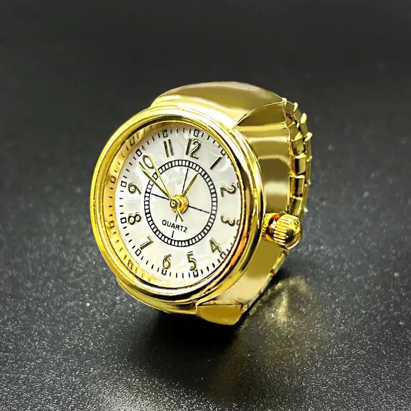 Green Digital Quartz Watch Ring – Punk Vintage Finger Clock Jewelry - Onlytenbucks.com