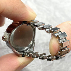 Green Digital Quartz Watch Ring – Punk Vintage Finger Clock Jewelry - Onlytenbucks.com
