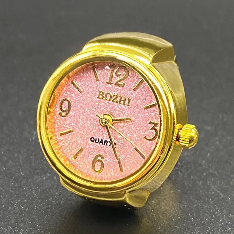 Green Digital Quartz Watch Ring – Punk Vintage Finger Clock Jewelry - Onlytenbucks.com
