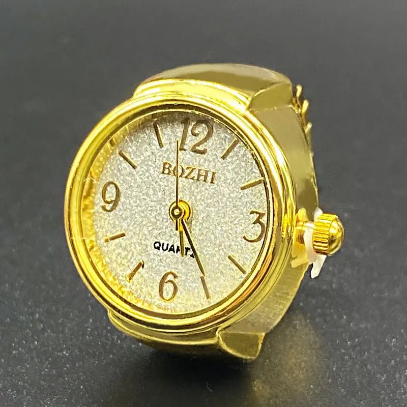 Green Digital Quartz Watch Ring – Punk Vintage Finger Clock Jewelry - Onlytenbucks.com
