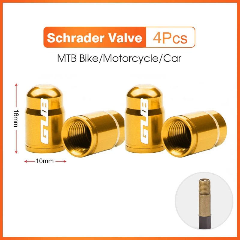 GUB Aluminum Alloy Bicycle Valve Caps - Onlytenbucks.com