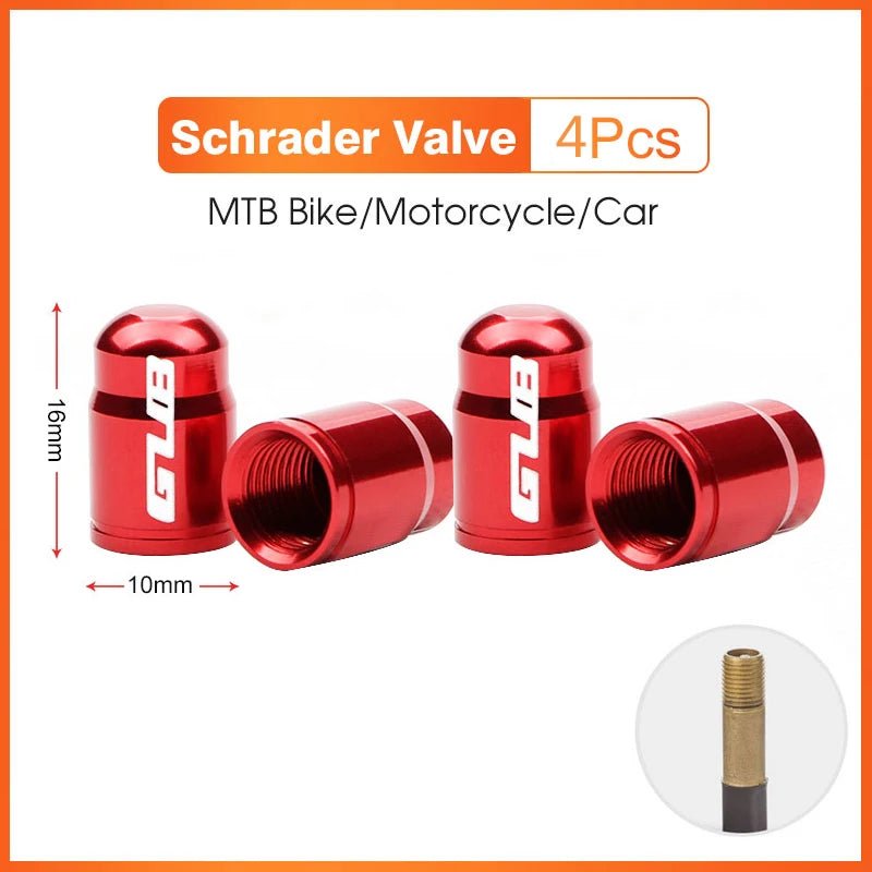 GUB Aluminum Alloy Bicycle Valve Caps - Onlytenbucks.com
