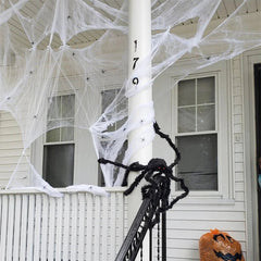 Halloween Artificial Spider Web – Stretchy Cobweb Decoration - Onlytenbucks.com