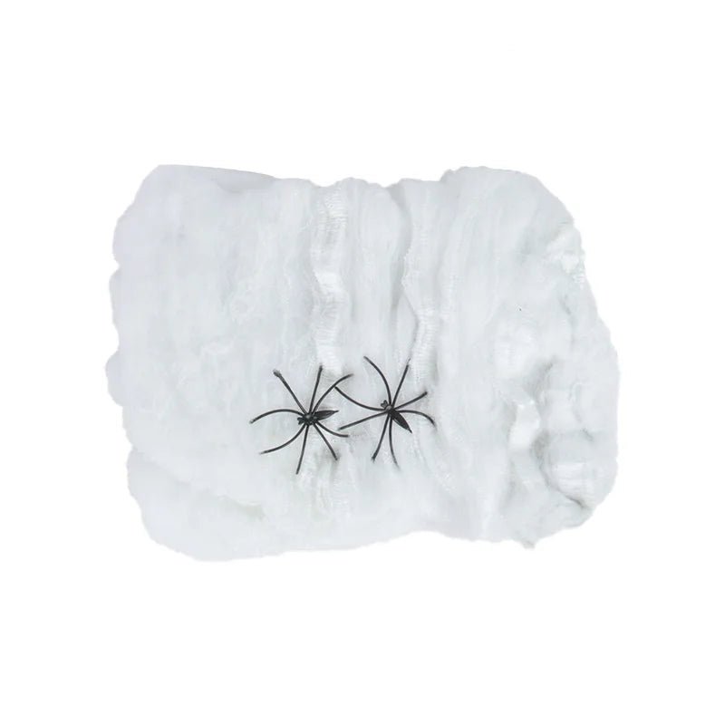 Halloween Artificial Spider Web – Stretchy Cobweb Decoration - Onlytenbucks.com
