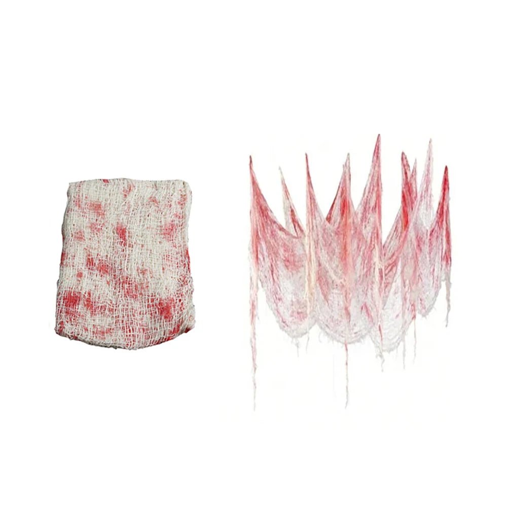 Halloween Bloody Gauze Decorations – Horror Cloth Bandage - Onlytenbucks.com