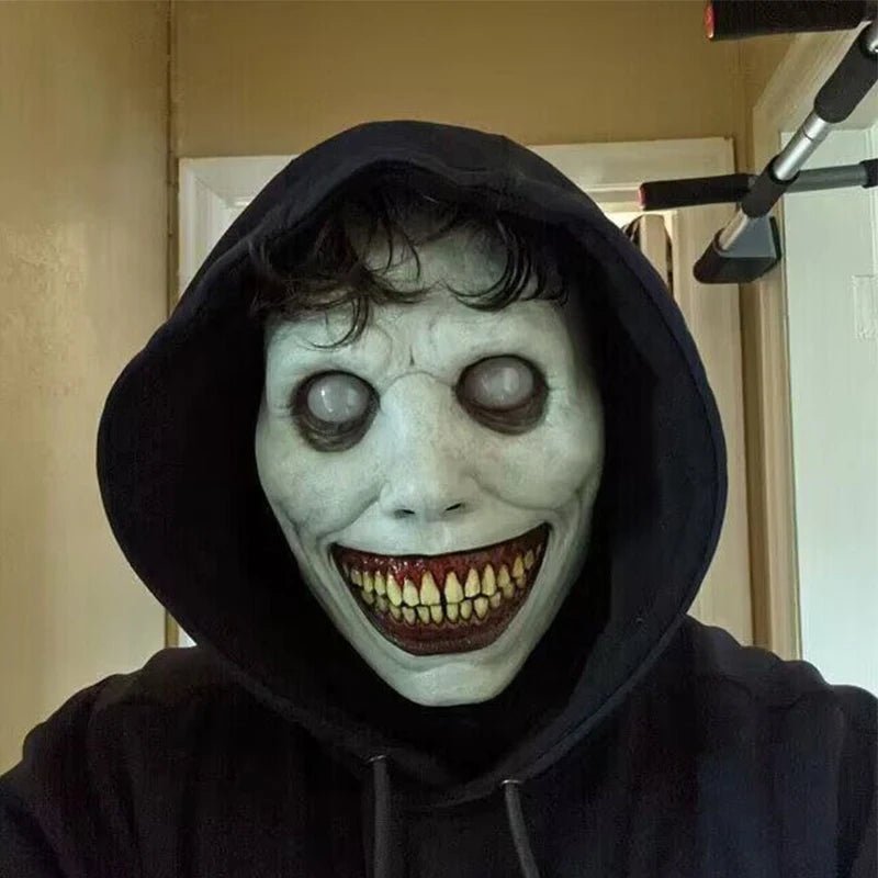 Halloween Demon Latex Mask – Full Face Cosplay Prop - Onlytenbucks.com
