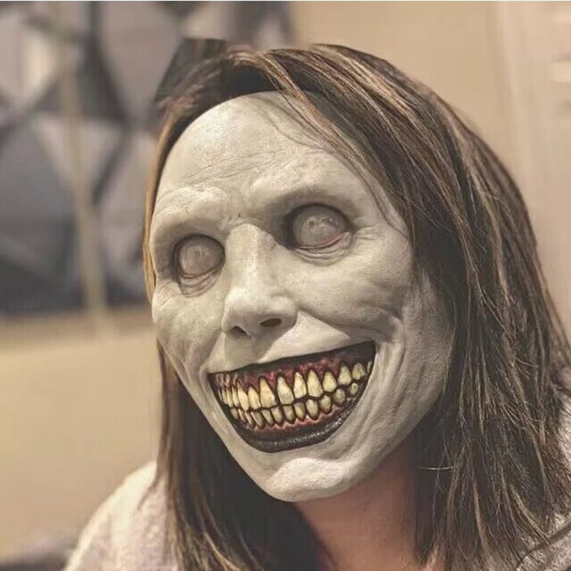 Halloween Demon Latex Mask – Full Face Cosplay Prop - Onlytenbucks.com