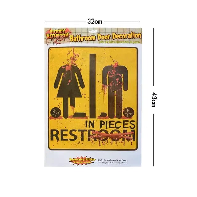 Halloween Horror Night Bloody Wall Glass Stickers – Spooky - Onlytenbucks.com