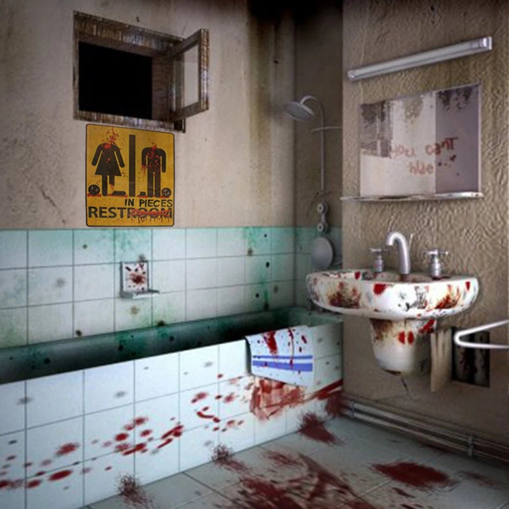 Halloween Horror Night Bloody Wall Glass Stickers – Spooky - Onlytenbucks.com