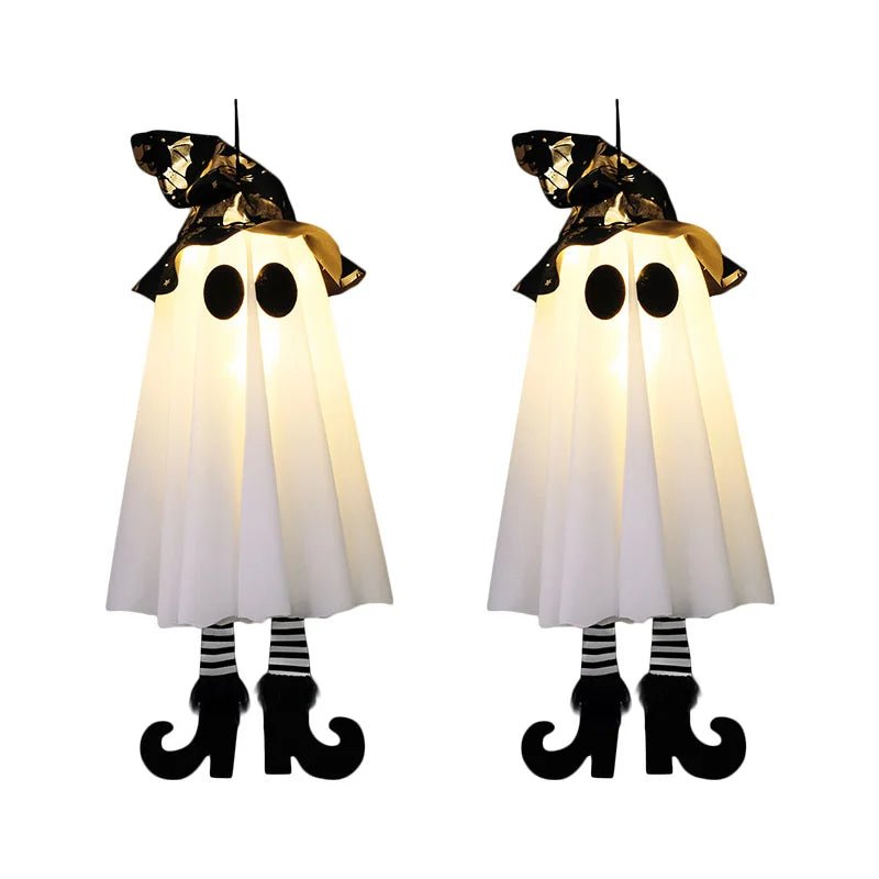 Halloween LED Light Up Witch Ghost Decorations – Indoor and Outdoor Hanging Ornaments - Onlytenbucks.com