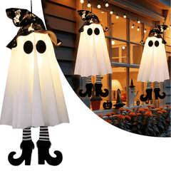 Halloween LED Light Up Witch Ghost Decorations – Indoor and Outdoor Hanging Ornaments - Onlytenbucks.com