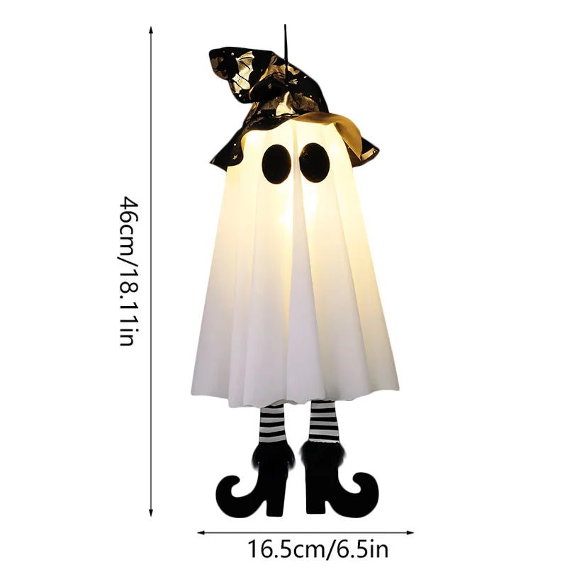 Halloween LED Light Up Witch Ghost Decorations – Indoor and Outdoor Hanging Ornaments - Onlytenbucks.com