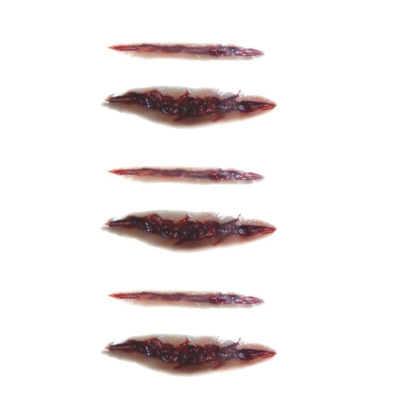 Halloween Scar Temporary Tattoo Stickers – 5 Sheets - Onlytenbucks.com