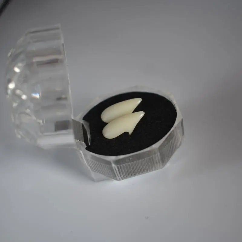 Halloween Vampire and Zombie Denture Set – Realistic Party Prop with Adhesive - Onlytenbucks.com