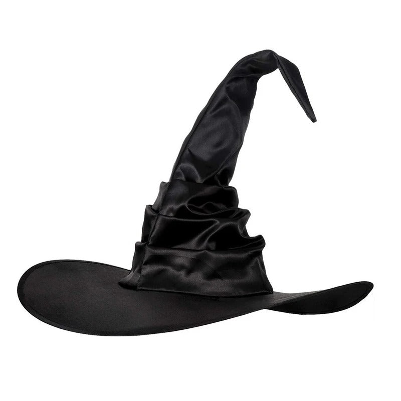 Halloween Wizard Hat – Black Oxford Cloth Magician Witch Hat - Onlytenbucks.com