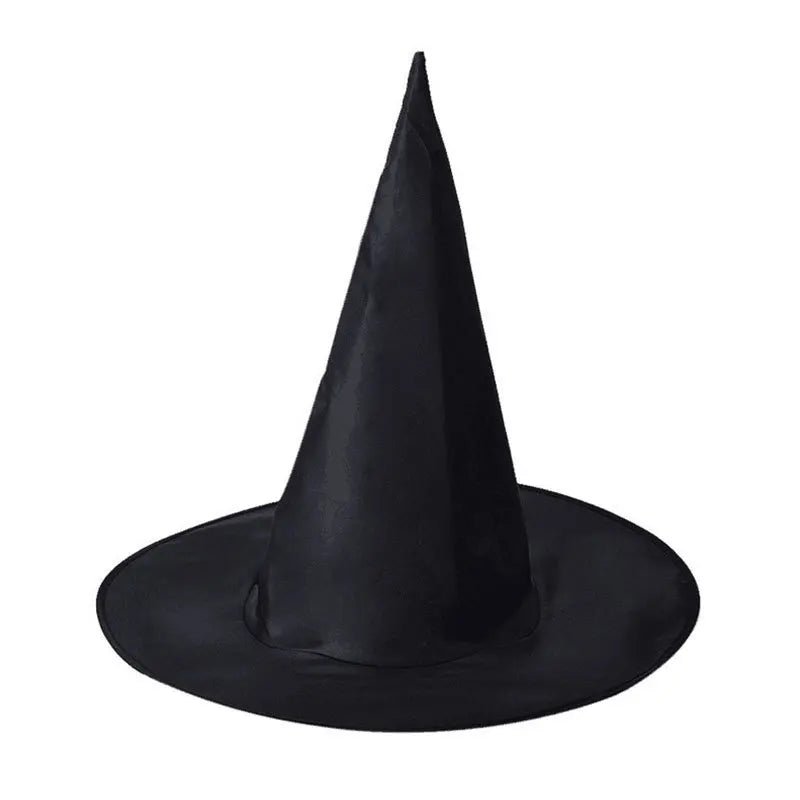 Halloween Wizard Hat – Black Oxford Cloth Magician Witch Hat - Onlytenbucks.com