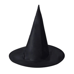 Halloween Wizard Hat – Black Oxford Cloth Magician Witch Hat - Onlytenbucks.com