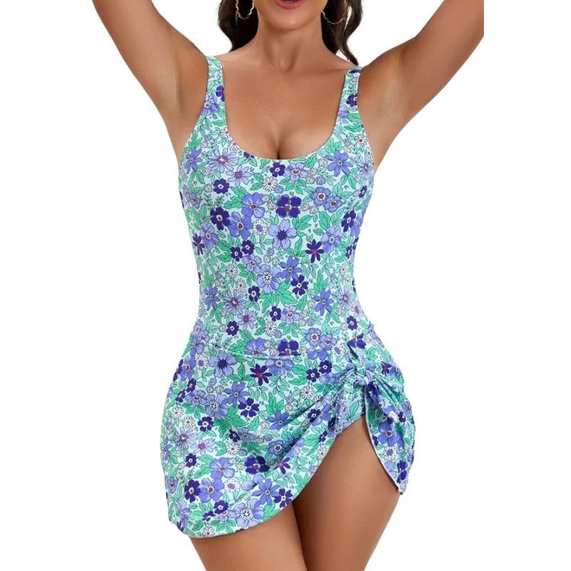 Halter One - Piece Sports Swimsuit – Slimming & Shaping for a Flattering Look - Onlytenbucks.com