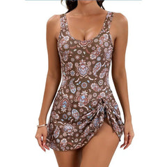 Halter One - Piece Sports Swimsuit – Slimming & Shaping for a Flattering Look - Onlytenbucks.com