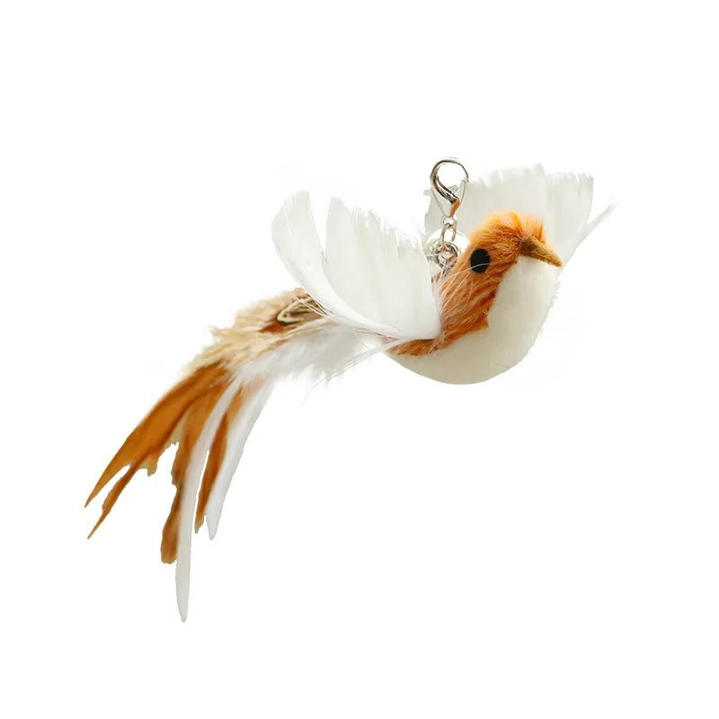 Hands - Free Feather Cat Wand with Bell – Suction Cup Interactive Toy - Onlytenbucks.com