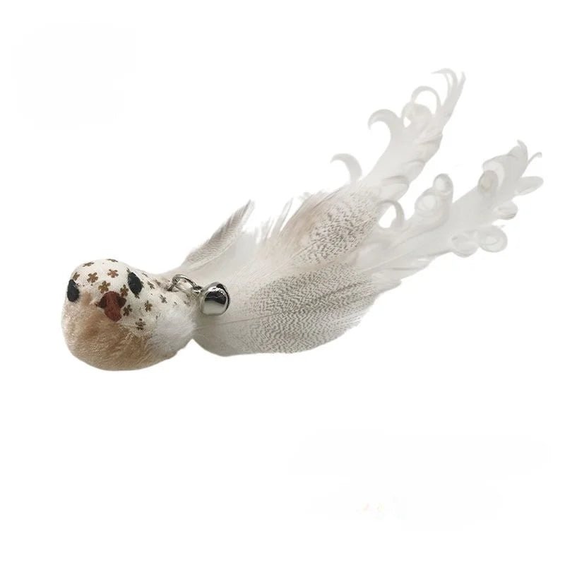Hands - Free Feather Cat Wand with Bell – Suction Cup Interactive Toy - Onlytenbucks.com