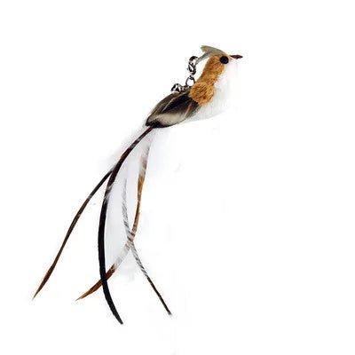 Hands - Free Feather Cat Wand with Bell – Suction Cup Interactive Toy - Onlytenbucks.com