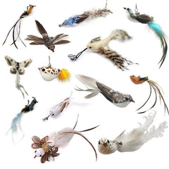 Hands - Free Feather Cat Wand with Bell – Suction Cup Interactive Toy - Onlytenbucks.com