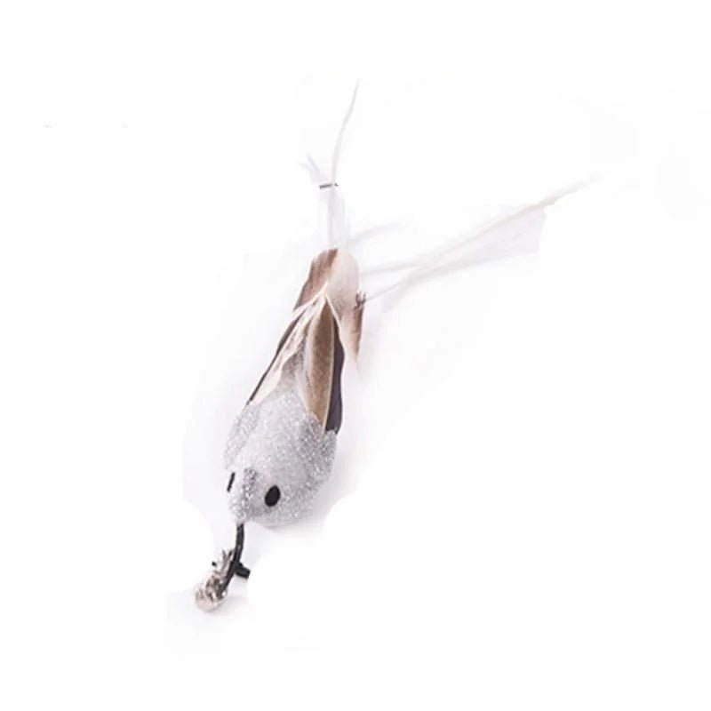 Hands - Free Feather Cat Wand with Bell – Suction Cup Interactive Toy - Onlytenbucks.com