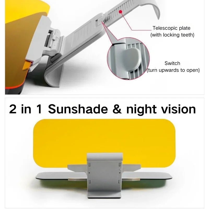 HD Anti - Glare Car Sun Visor – Day & Night - Onlytenbucks.com