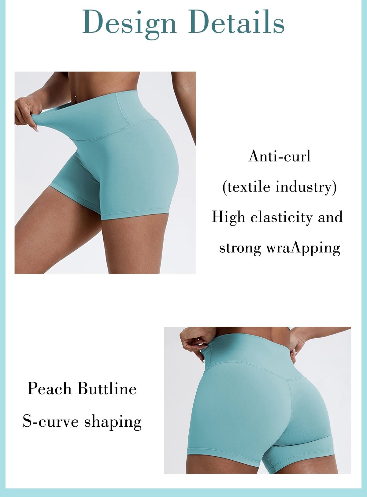 Hearuisavy Women’s High Waist Compression Shorts – Butt - Lifting Yoga and Fitness Leggings - Onlytenbucks.com