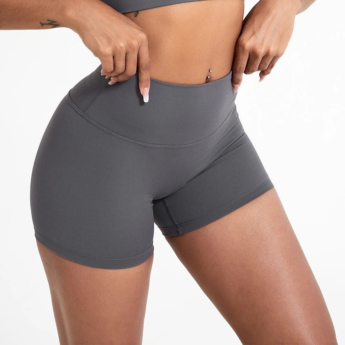 High Waist Compression Shorts – Butt - Lifting Yoga and Fitness Leggings - Onlytenbucks.com