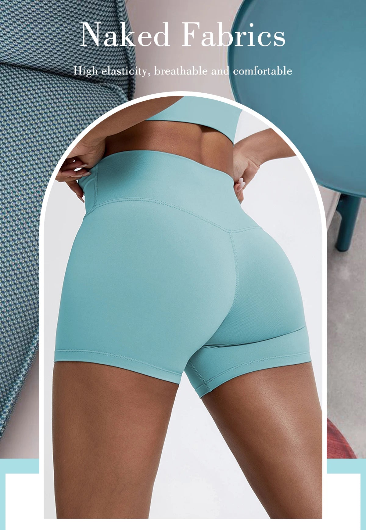 High Waist Compression Shorts – Butt - Lifting Yoga and Fitness Leggings - Onlytenbucks.com