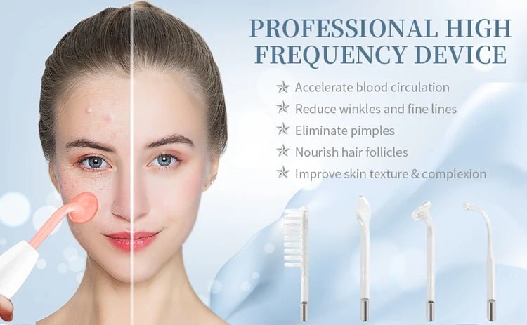 High Frequency Skin Therapy Wand – Portable Handheld Device - Onlytenbucks.com