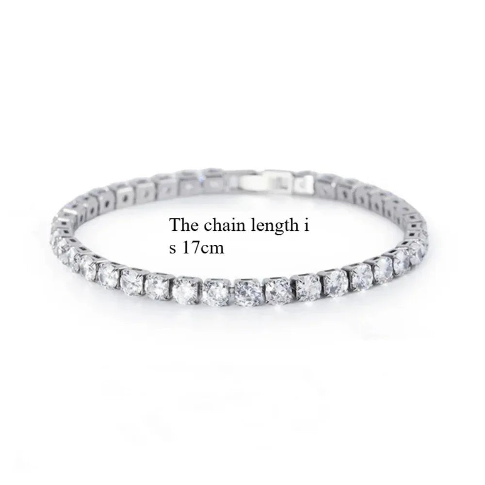 Iced Out Tennis Bracelet – Unisex - Onlytenbucks.com