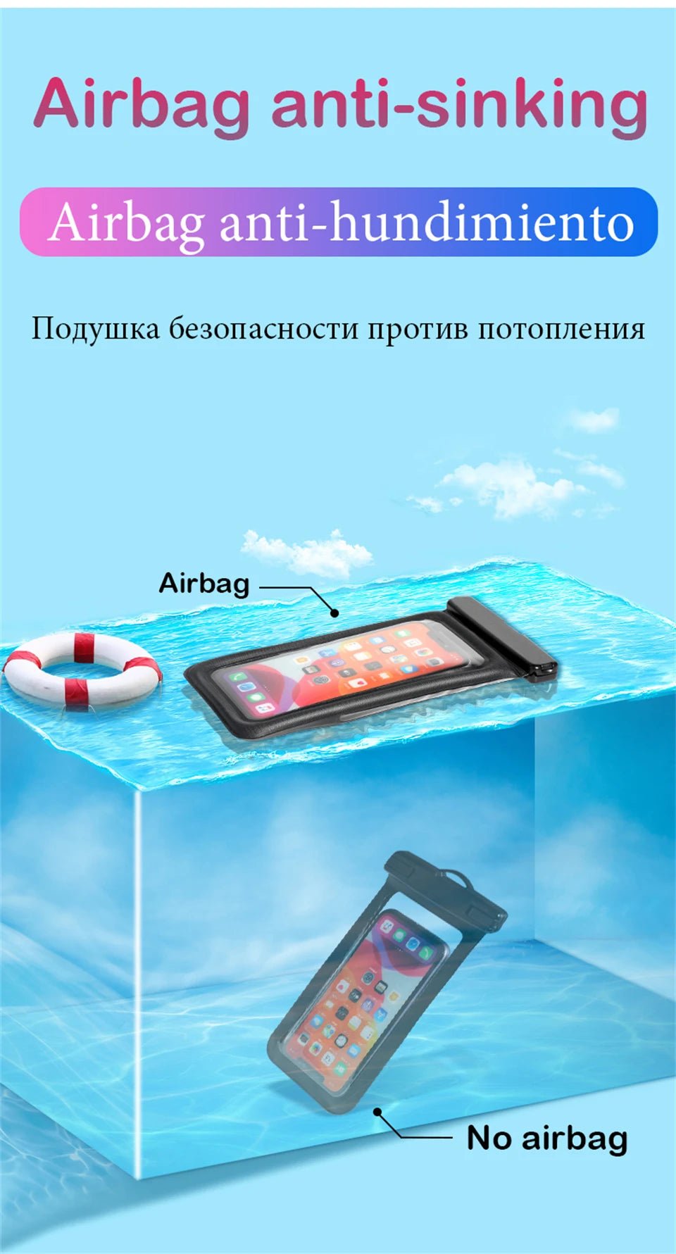 IP68 Universal Waterproof Phone Cases Bag - Onlytenbucks.com