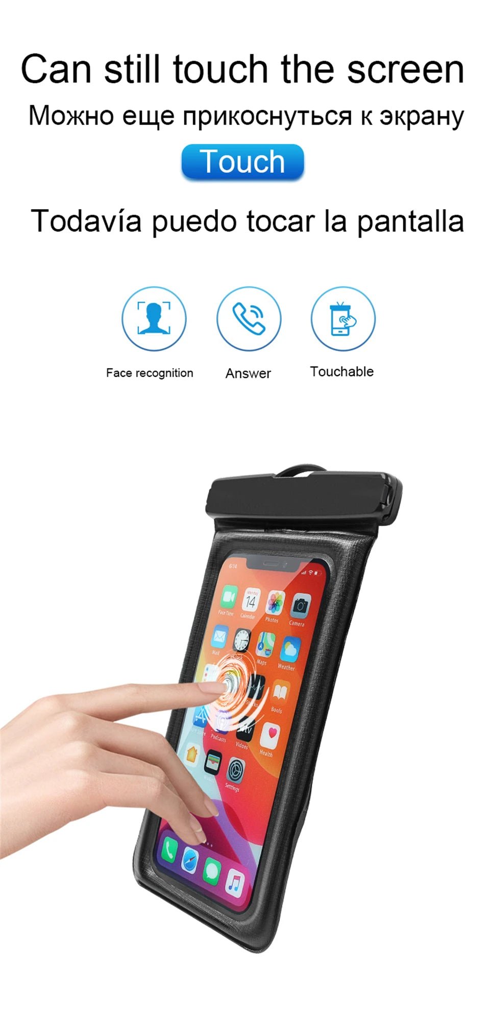 IP68 Universal Waterproof Phone Cases Bag Swim Cover Accessories - Onlytenbucks.com