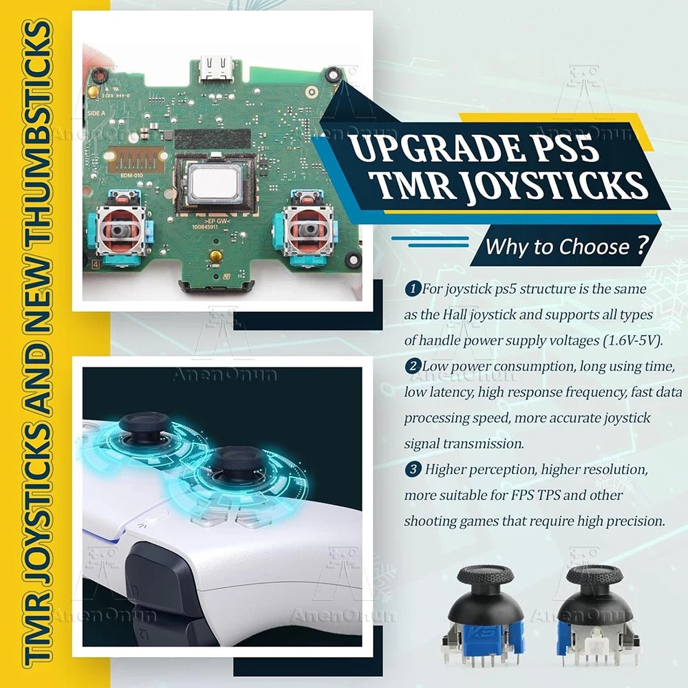 Joystick Replacement Kit PS5, PS4, and Xbox Controllers - Onlytenbucks.com