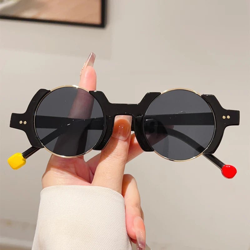 Women’s Circular Sunglasses – UV400 Alloy Frame Hip - Hop - Onlytenbucks.com