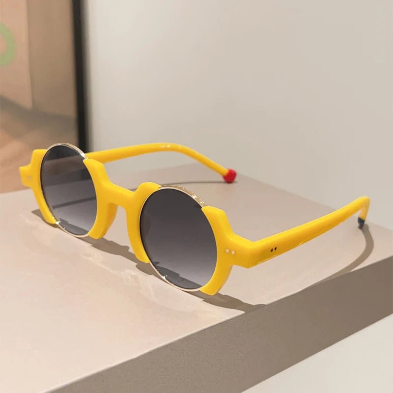 Women’s Circular Sunglasses – UV400 Alloy Frame Hip - Hop - Onlytenbucks.com