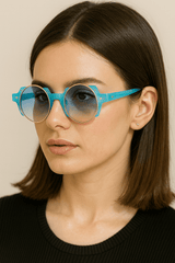 Women’s Circular Sunglasses – UV400 Alloy Frame Hip - Hop - Onlytenbucks.com